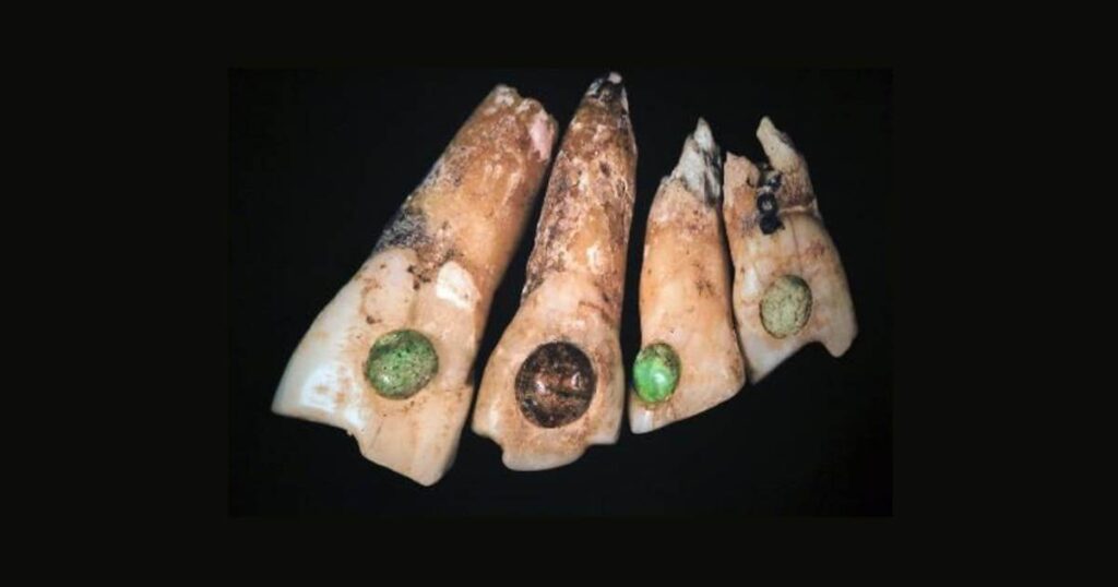 Díszített fogak a maja kultúrából