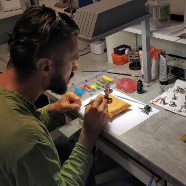 Fogászati anyagból készülő alkotás