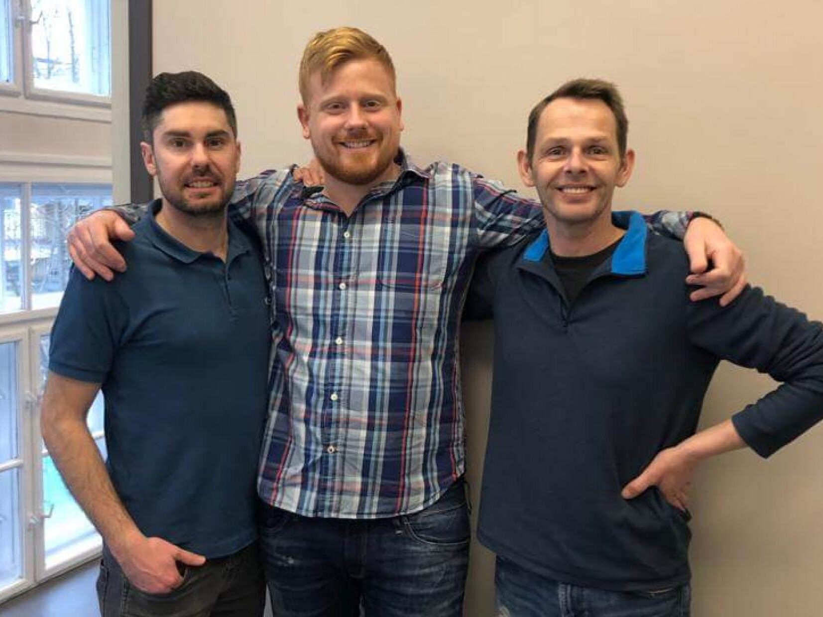 Dr. Nagy Róbert és Jean Baptise Andre pácienssel