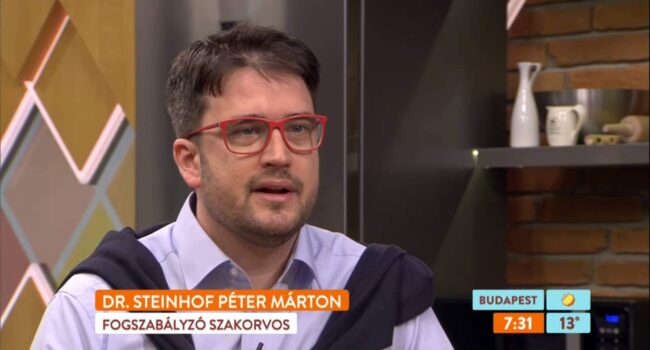 Dr. Steinhof Péter Márton az RTL műsorában