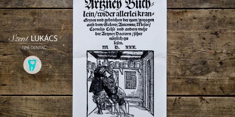 Az első kizárólag fogorvoslással foglalkozó könyv borítója