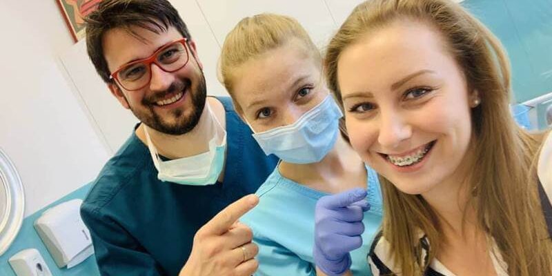 Dr. Steinhof Péter Márton asszisztenseivel