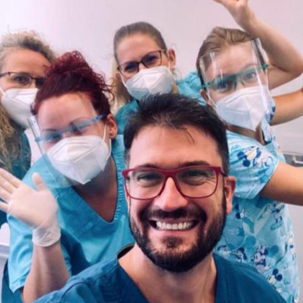 Dr. Steinhof Péter Márton és kedves asszisztensei